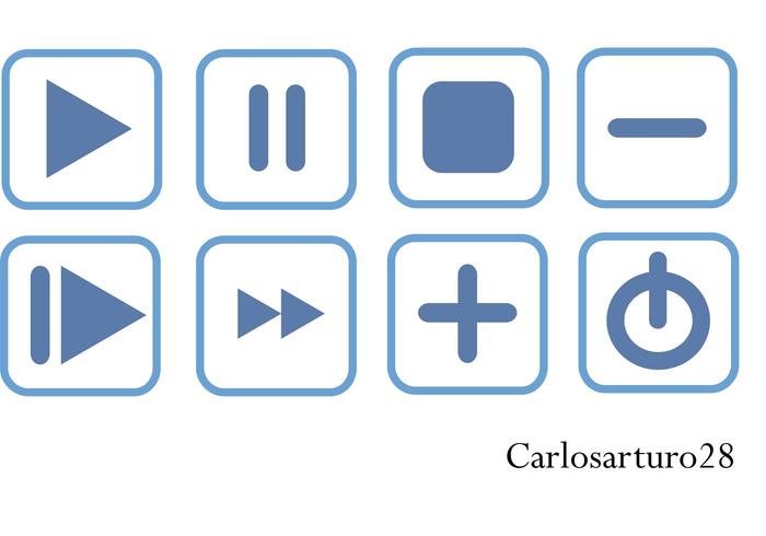 Blue Vector Icons Blue Vector Icons