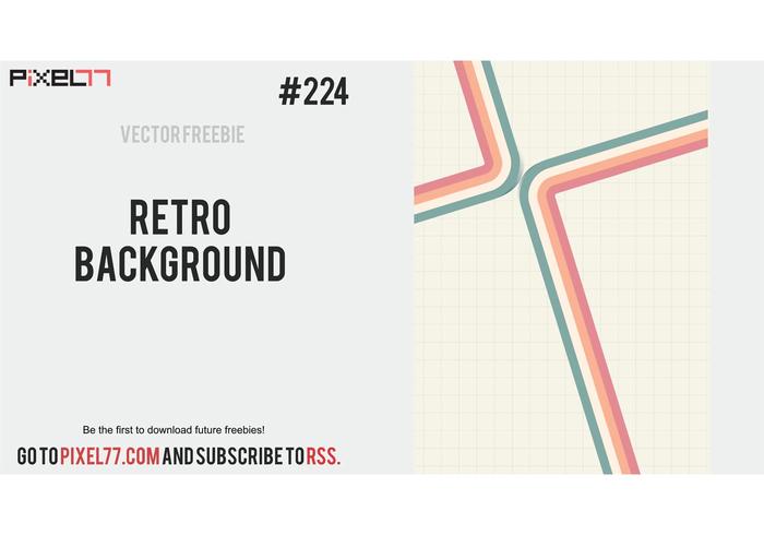 Retro Background Vector - Free Vector of the Day #224 Retro Background Vector - Free Vector of the Day #224