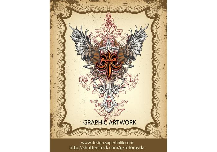 Gothic Heraldry Vector Gothic Heraldry Vector