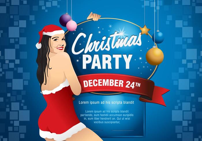 Christmas Vector Party Flyer Christmas Vector Party Flyer