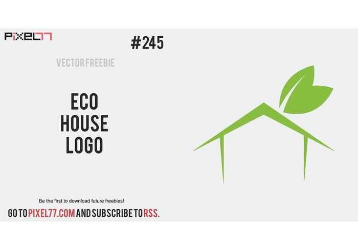 Free Vector of the Day #245: Eco House Logo Free Vector of the Day #245: Eco House Logo