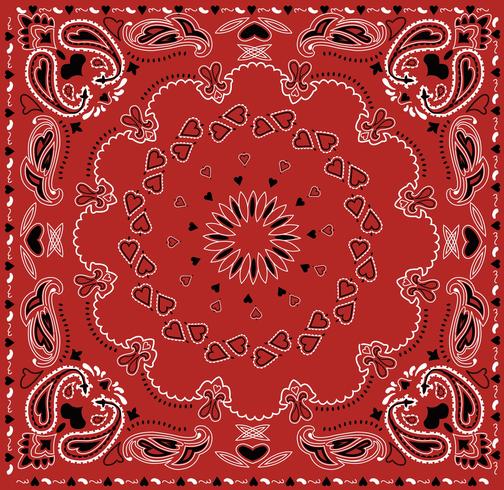 Bandana Heart Vector Pattern Bandana Heart Vector Pattern