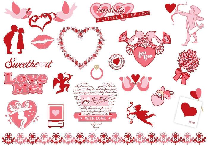 Valentine's Day Vector Elements Pack