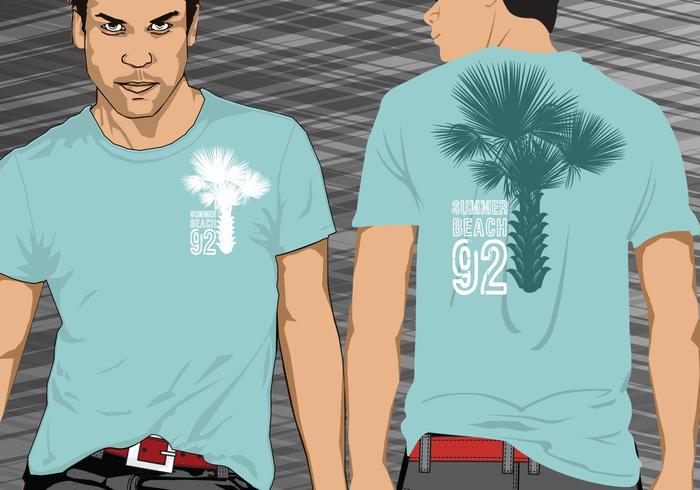 Palmeira Palm Tree Tshirt Vector Palmeira Palm Tree Tshirt Vector