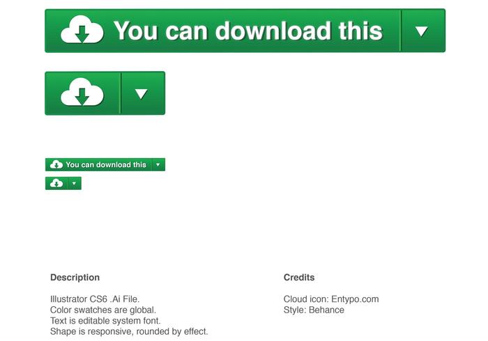 Download Button Vector Download Button Vector