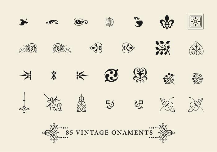85 Free Vintage Vector Ornaments 85 Free Vintage Vector Ornaments