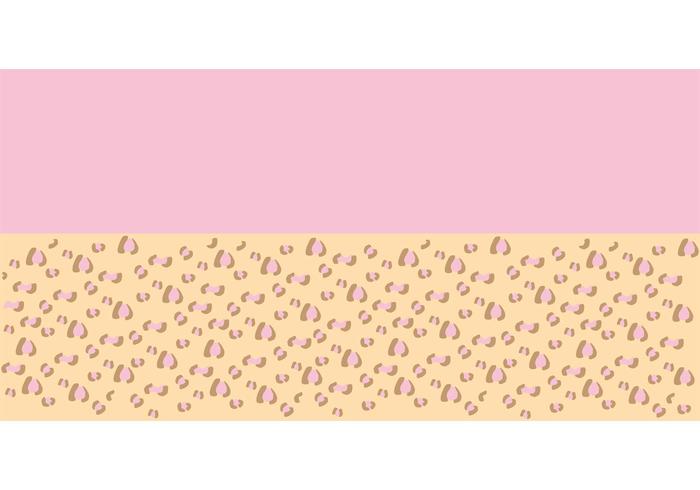 Pink Leopard Vector Background Pink Leopard Vector Background