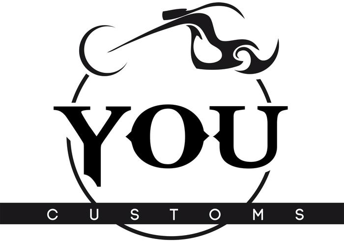 You Customs Riderz Motorcycle Logo Vector You Customs Riderz Motorcycle Logo Vector