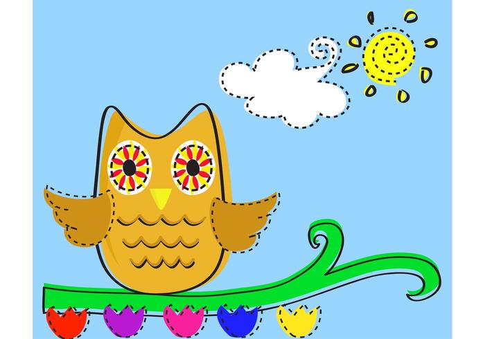 Fat Owl Vector Fat Owl Vector