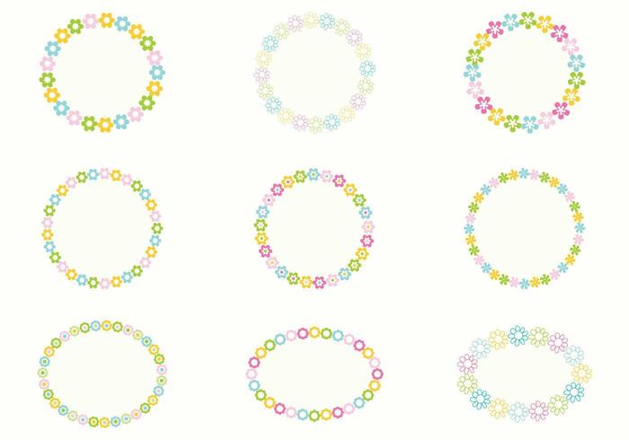 Floral Frame Vector Pack
