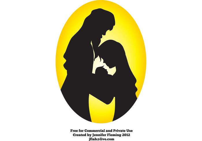 Jen's Nativity Vector Silhouette Jen's Nativity Vector Silhouette