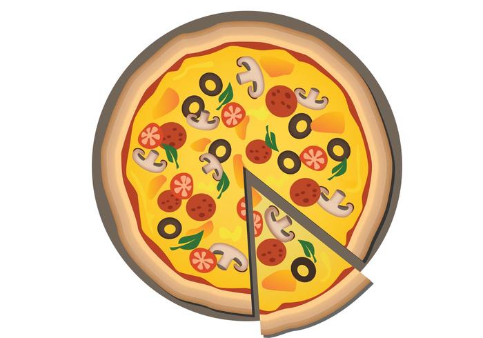 clip art vector pizza - photo #21