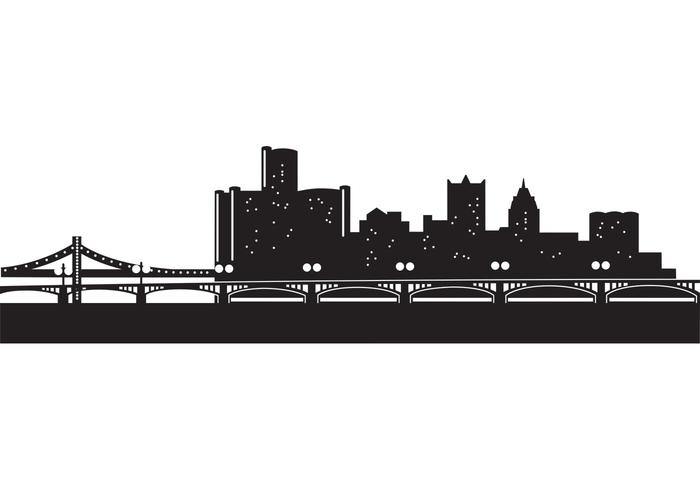 Detorit Skyline Vectors Detorit Skyline Vectors