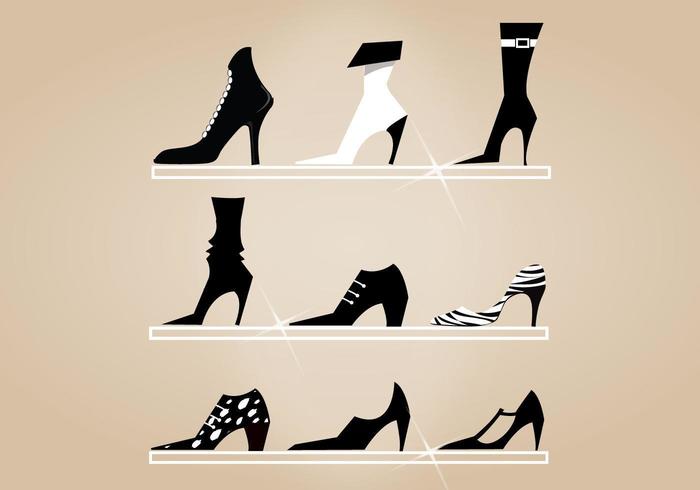 High Heel Shoes Vector Pack