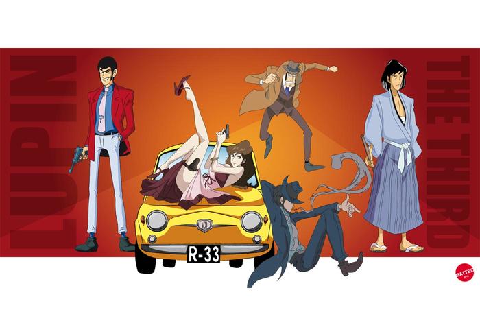 Lupin the third Character Vectors Lupin the third Character Vectors