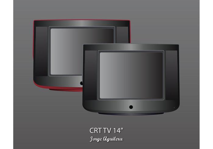 CRT 14" TV Vector CRT 14" TV Vector