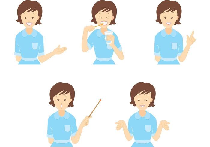 Dental Assistant Vector Pack