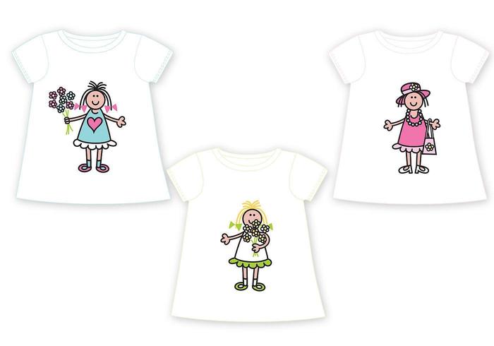 Camiseta para niños Vector Pack