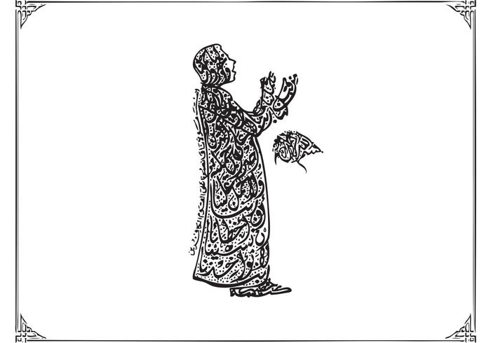 Praying Man Vector Praying Man Vector