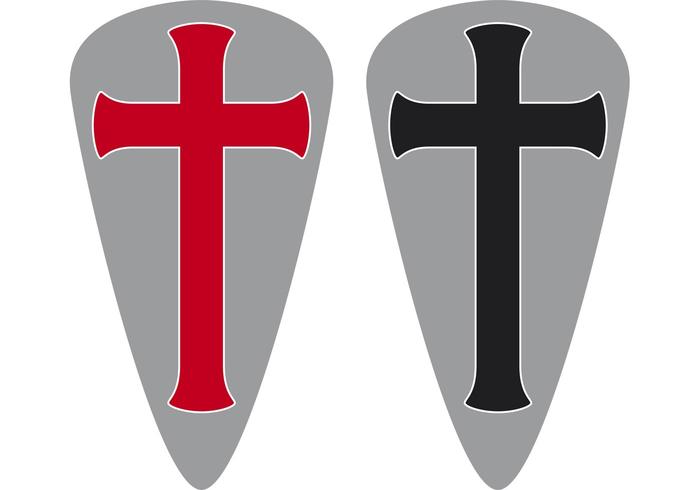 Crusades Shields Vector Crusades Shields Vector