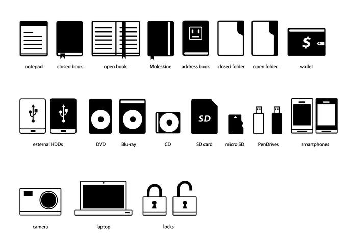 Rounded Rectangles Vector Icon Pack #1 Rounded Rectangles Vector Icon Pack #1