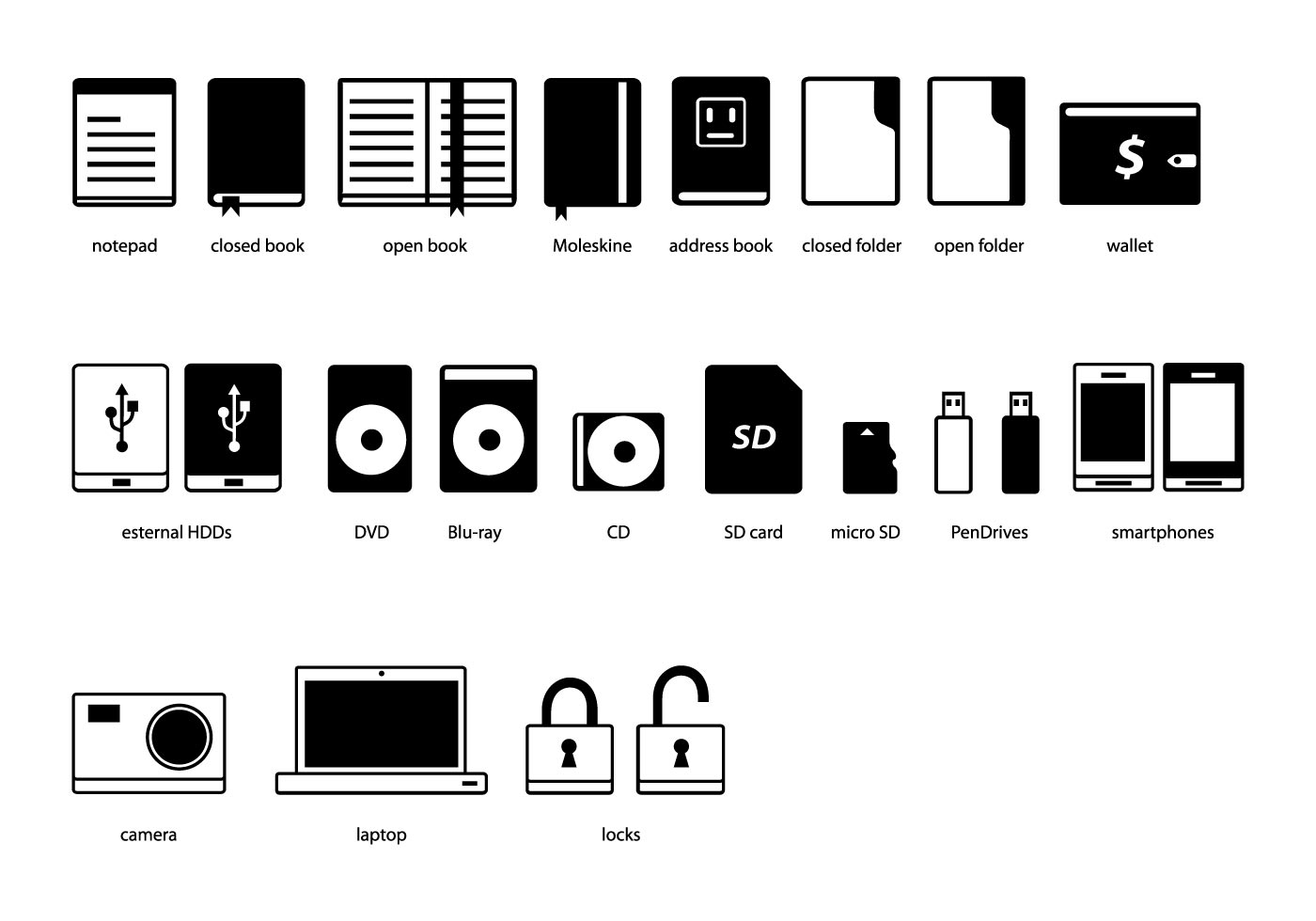 Rounded Rectangles Vector Icon Pack | Free Vector Art at Vecteezy!