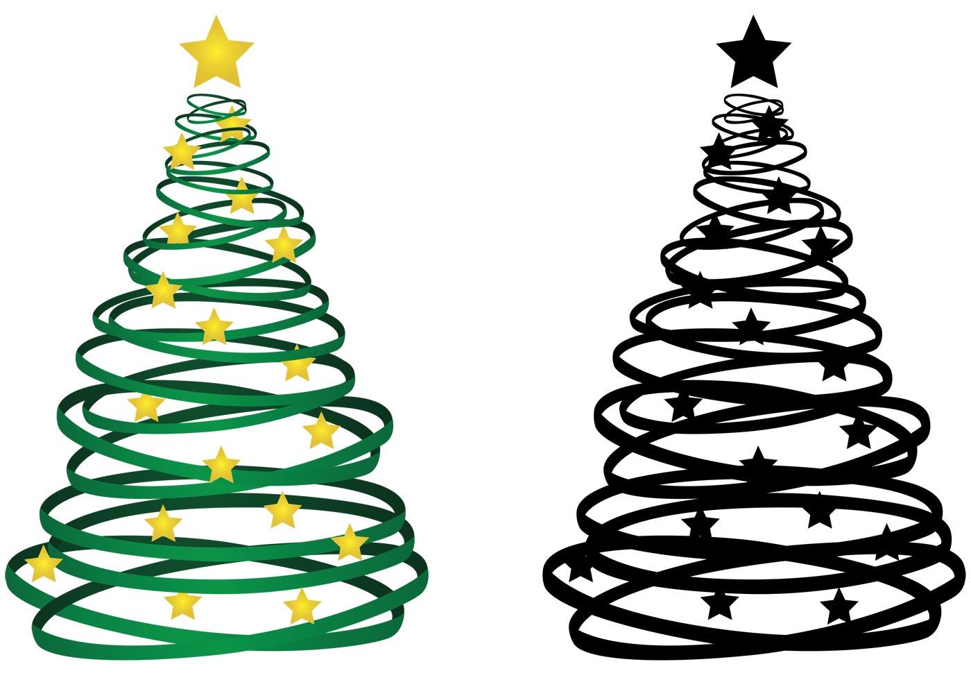 Ribbon Christmas Tree Vector Free Vector Art at Vecteezy!