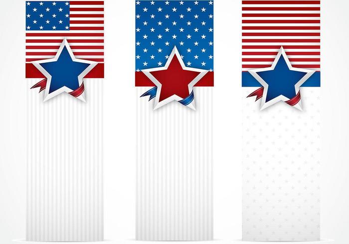 USA Banner Vector Pack