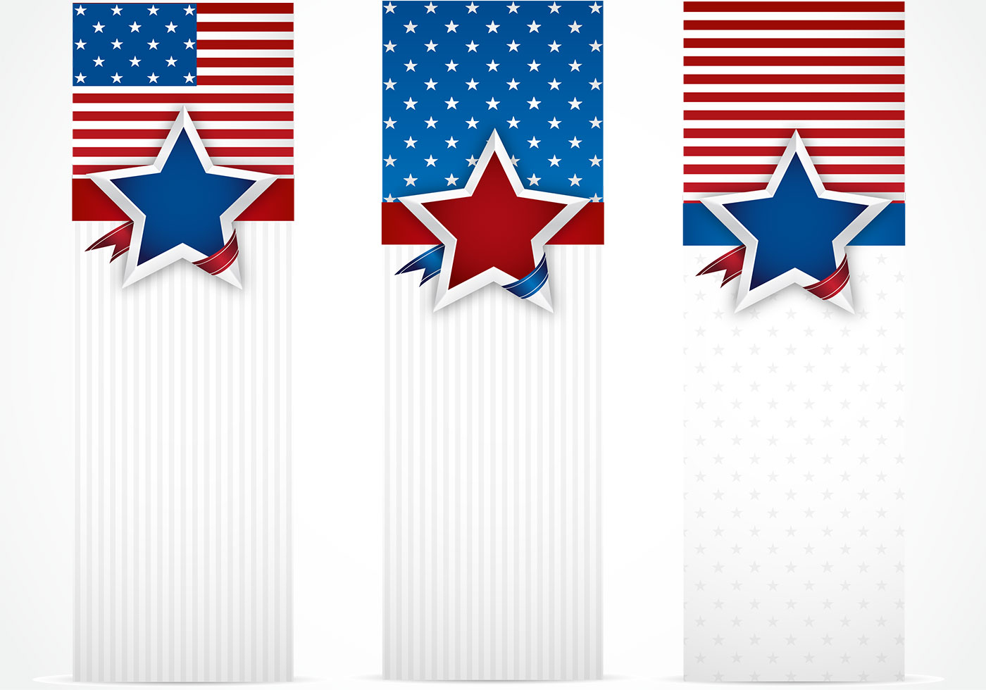 Download USA Banner Vector Pack - Download Free Vectors, Clipart Graphics & Vector Art