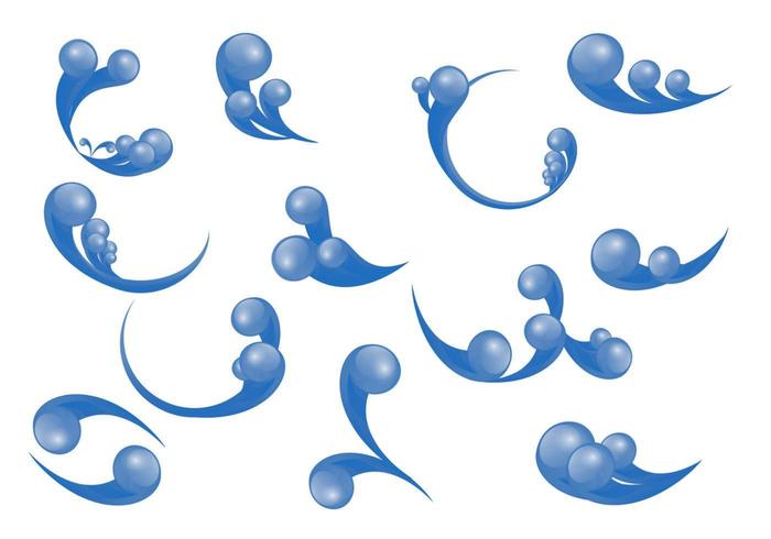 Water Icon Vector Symbols