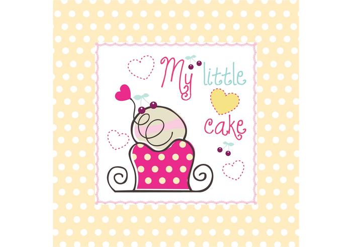 My Little Cake Vector My Little Cake Vector