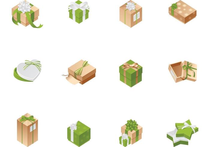 Caja de regalo Vector Pack