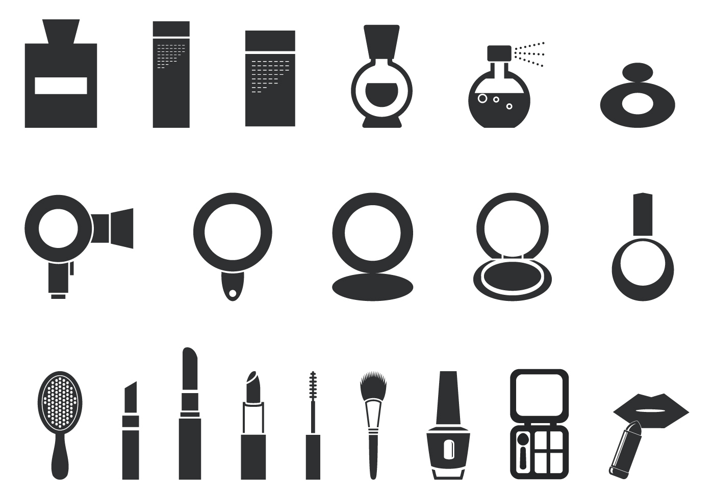 Download Makeup and Cosmetic Vector Pack - Download Free Vectors ...