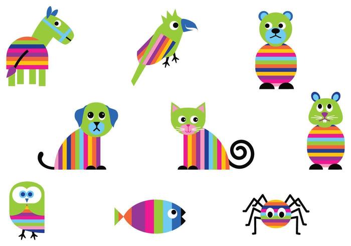 Pack Vector Bright Animal Dos