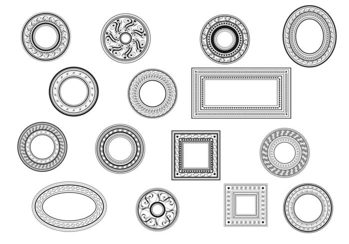 Decorative Vintage Frames Vector Pack