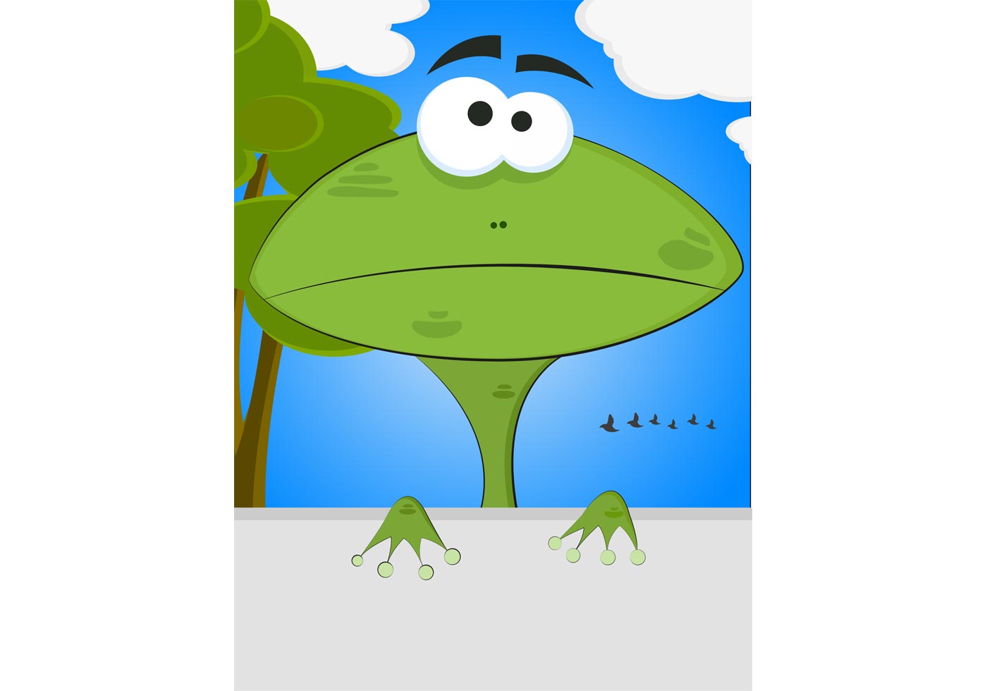Download Cartoon Frog Vector | Free Vector Art at Vecteezy!