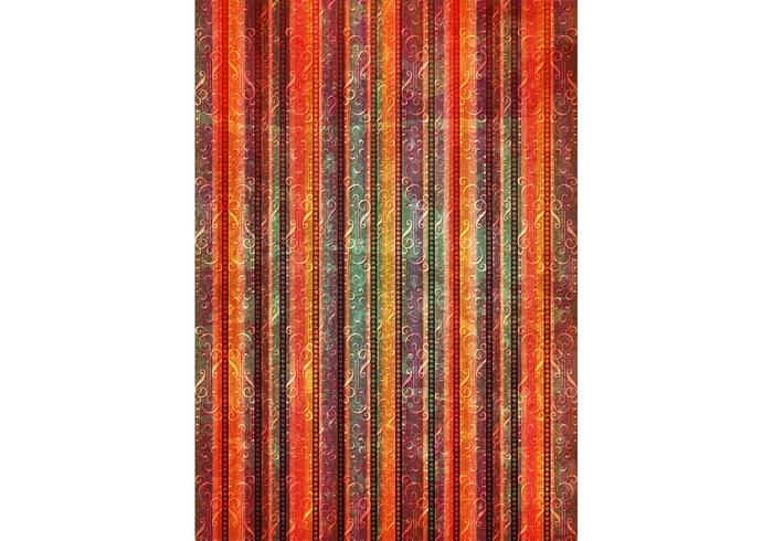 Striped Flyer Background Vector Striped Flyer Background Vector