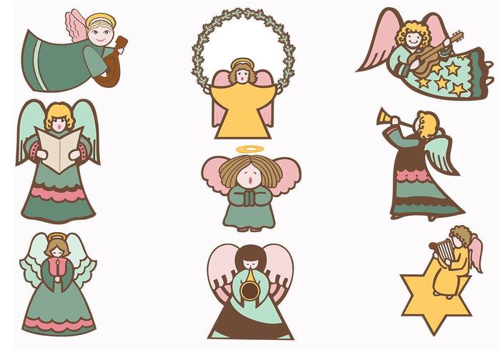 Holiday Angel Vector Pack