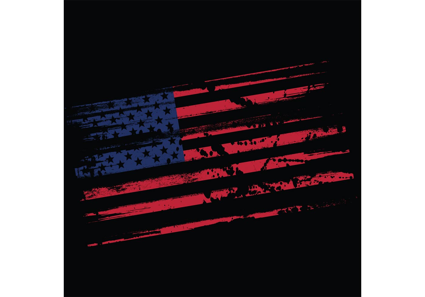 Download Grungy US Flag Vector | Free Vector Art at Vecteezy!