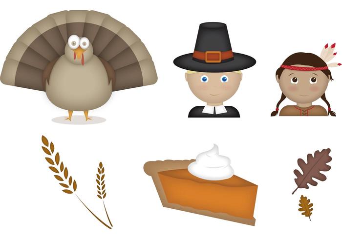 6 Thanksgiving Vectors 6 Thanksgiving Vectors