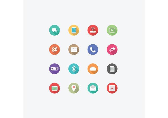 Paquete de iconos de vector de comunicación