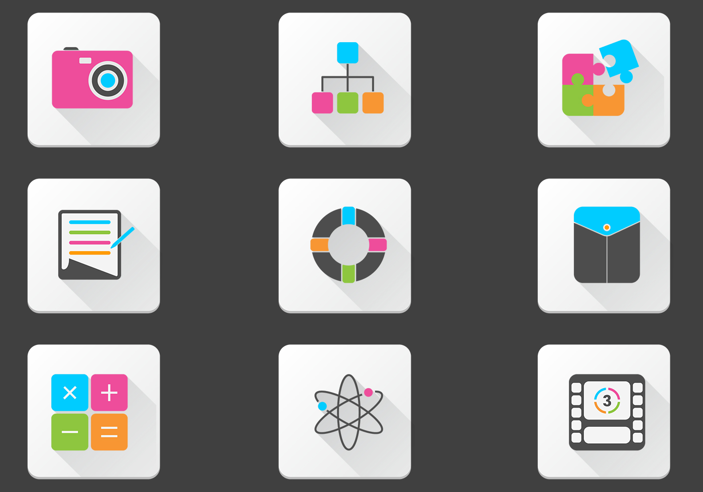 Download Bright Miscellaneous Icon Vector Pack - Download Free ...