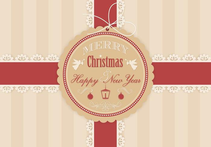 Christmas Gift Background Vector