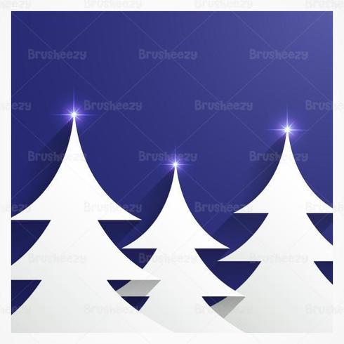 Fondo abstracto del vector del árbol de navidad