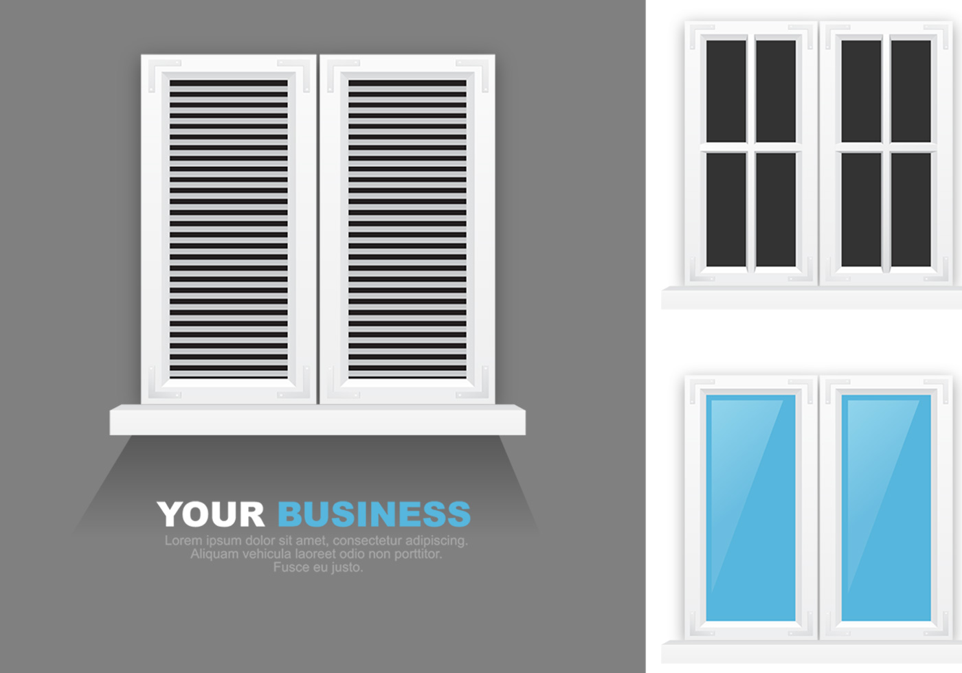 Modern Window Vector Pack 59733 Vector Art at Vecteezy