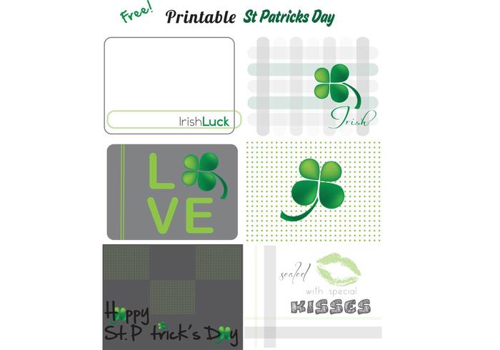 Free Vector St Patrick's Vector Printables Free Vector St Patrick's Vector Printables