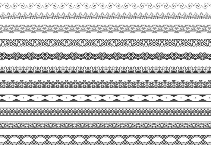 Ornamental Border Vector Pack