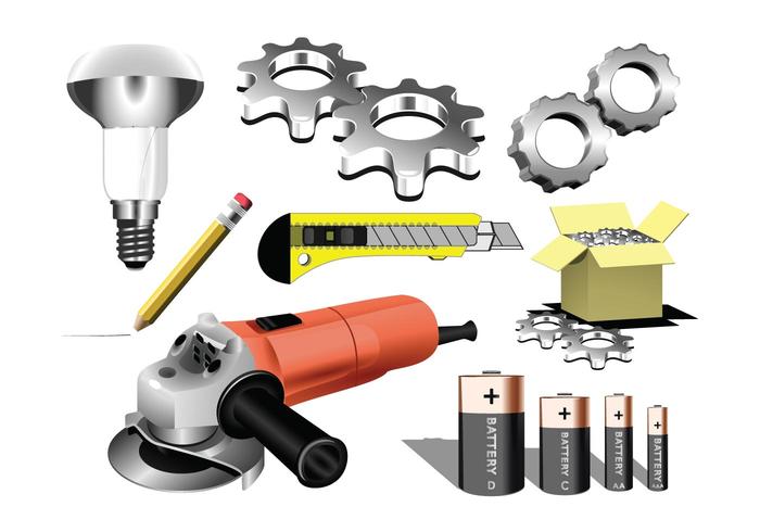 Tool Vectors & Gear Vectors Tool Vectors & Gear Vectors
