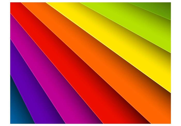 Bright Rainbow Background Vector