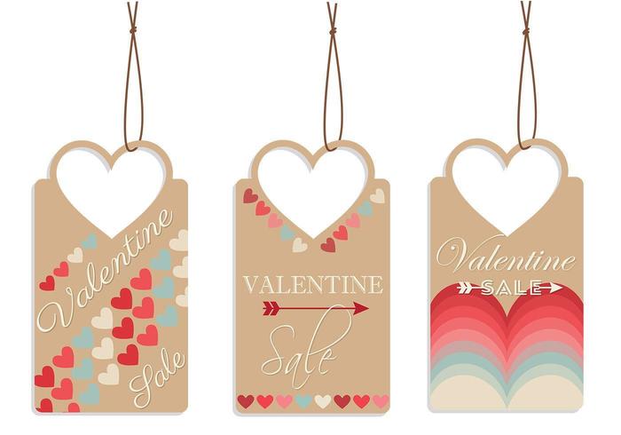 Valentine's Day Tag Vector Pack